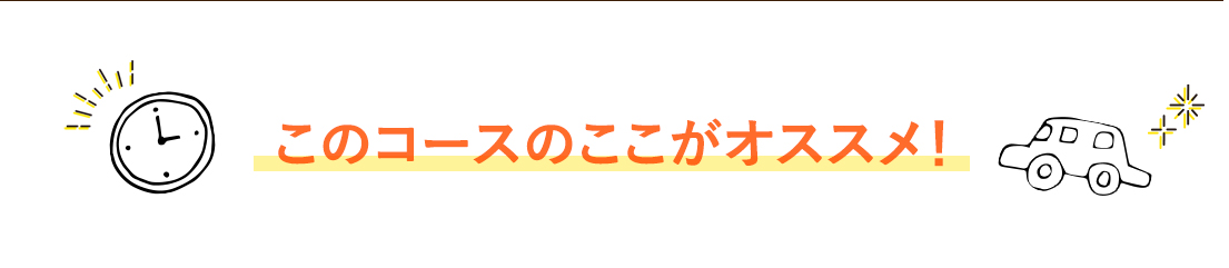 このコースのここがおススメ